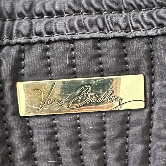 Vera Bradley Quilted Navy Duffel - Picture 2 of 4